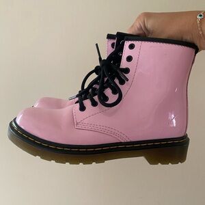Girls Size 2 Dr Martens Pink Patent